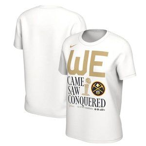 Nike Womens Denver Nuggets 2023 NBA Finals Champion Parade T-Shirt XL 4HL119